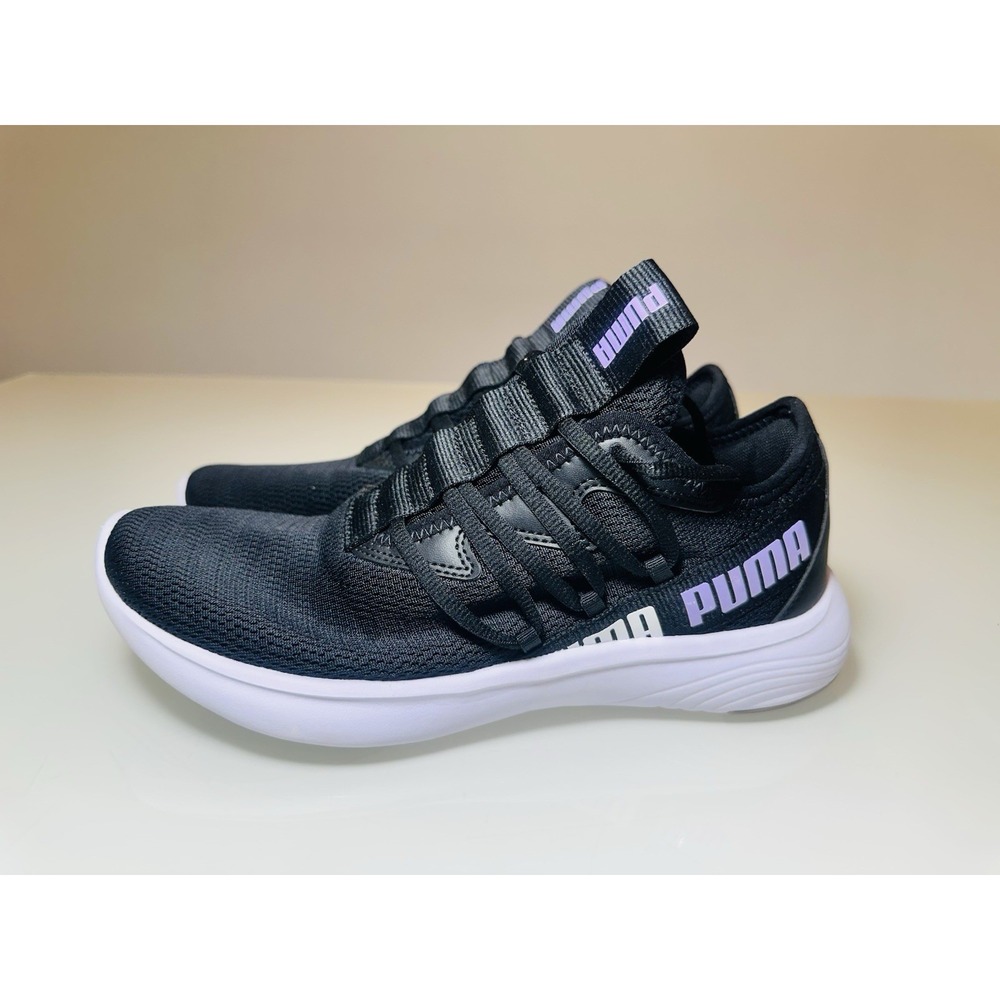 Puma Women's Star Vital Sneaker Athletic Training Shoes Black/Lavender Size 7,5